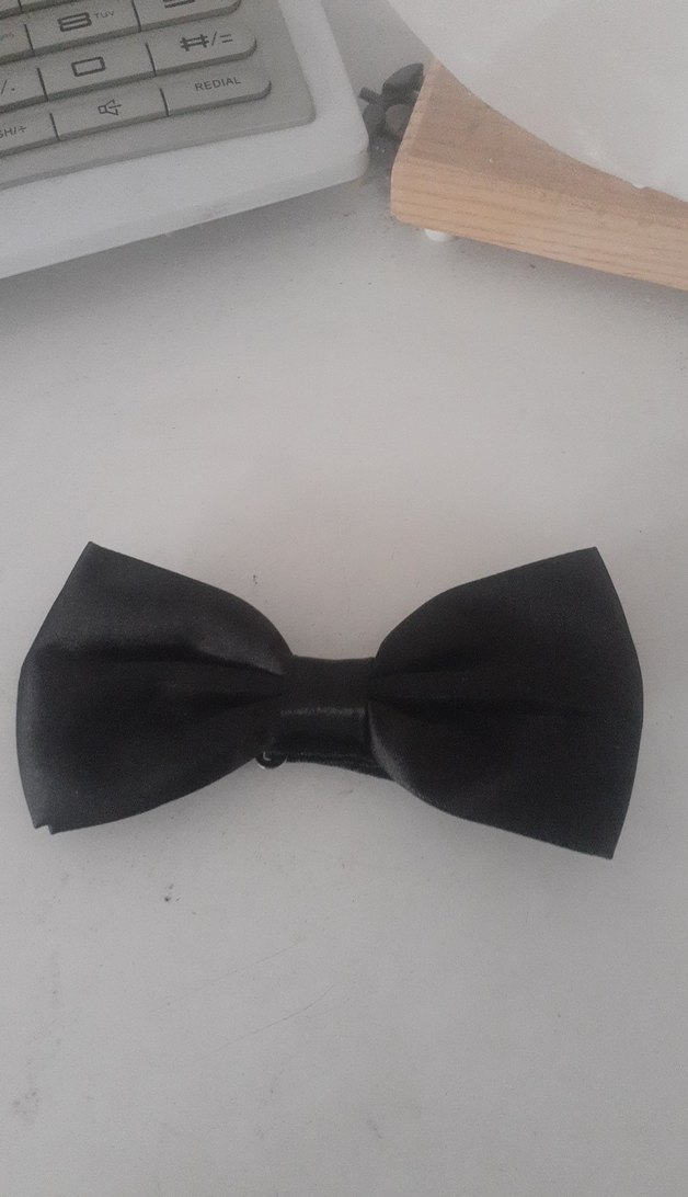 Siyah Basic Erkek Papyon - Görsel 2