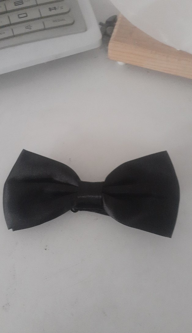 Siyah Basic Erkek Papyon - Görsel 4