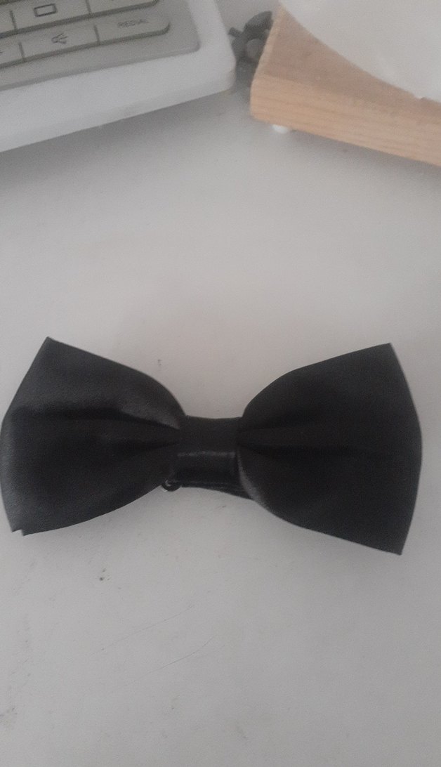 Siyah Basic Erkek Papyon - Görsel 5