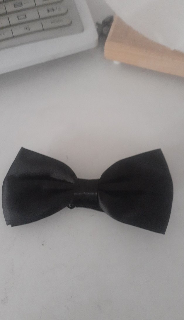 Siyah Basic Erkek Papyon - Görsel 3