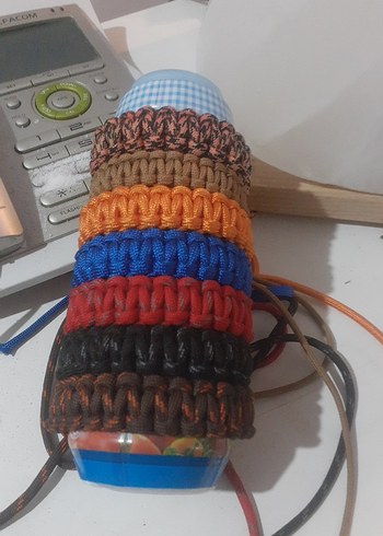 Renkli Erkek Bağcık Seti bileklikk - Görsel 4