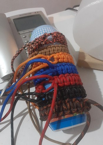 Renkli Erkek Bağcık Seti bileklikk - Görsel 5