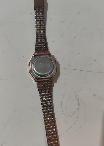 Kahverengi Vintage Kadın Dijital Saat denemedim - Görsel 5