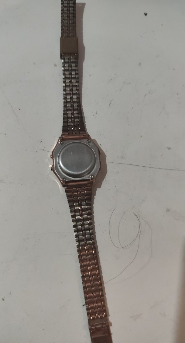 Kahverengi Vintage Kadın Dijital Saat denemedim - Görsel 5