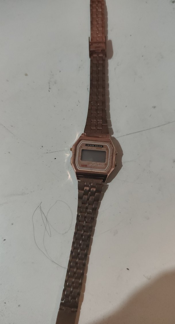 Kahverengi Vintage Kadın Dijital Saat denemedim - Görsel 2