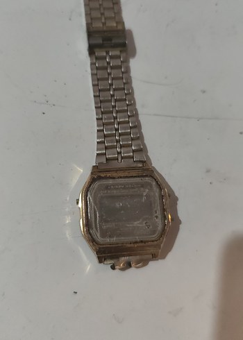 Vintage Parlak Altın Kadın Kol Saati parca - Görsel 2