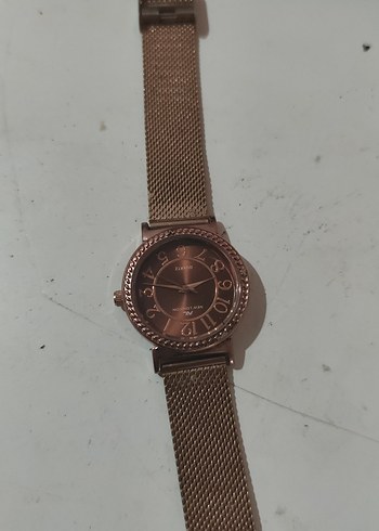 Kahverengi Parlak Kemerli Kadın Saati denemedim - Görsel 4