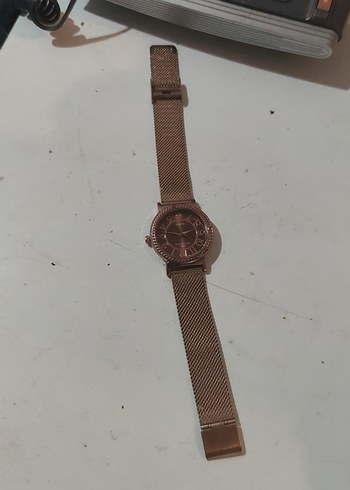 Kahverengi Parlak Kemerli Kadın Saati denemedim - Görsel 2