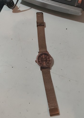 Kahverengi Parlak Kemerli Kadın Saati denemedim - Görsel 3