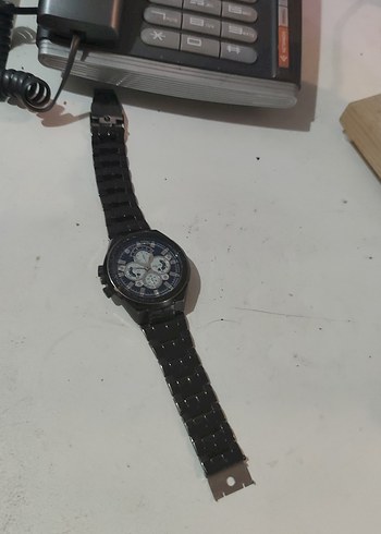 Siyah Minimalist Erkek Biker Saati denemedim - Görsel 4