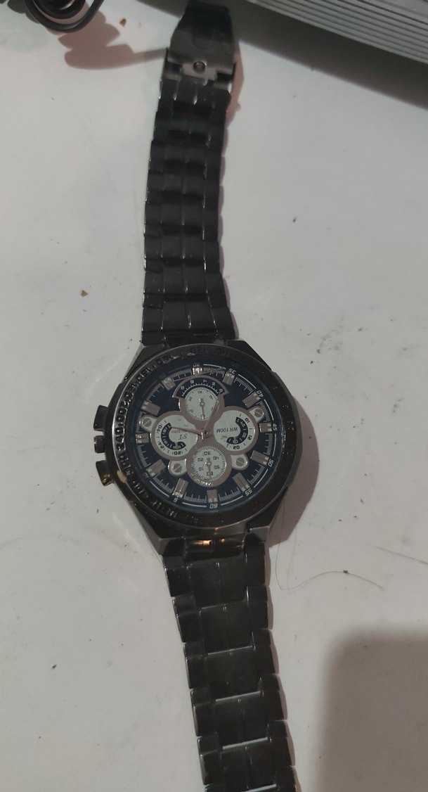 Siyah Minimalist Erkek Biker Saati denemedim - Görsel 2