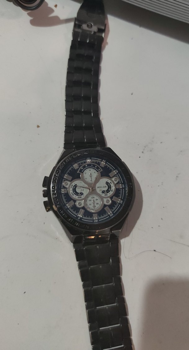 Siyah Minimalist Erkek Biker Saati denemedim - Görsel 3