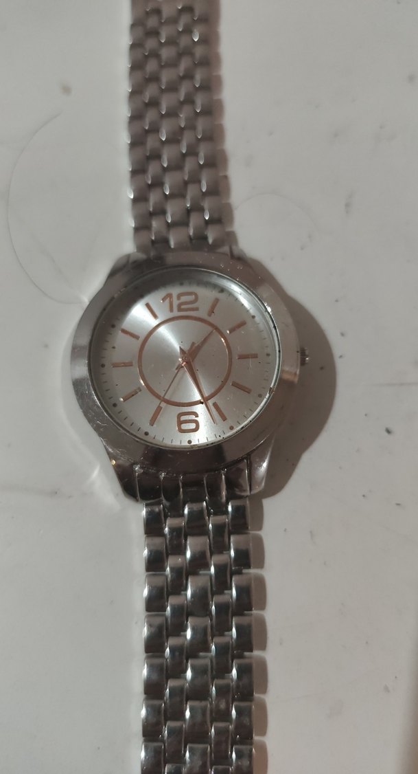 Gri Metal Kordonlu Kadın Kol Saati denemedim - Görsel 5