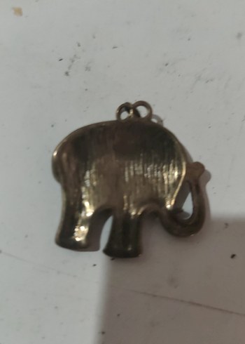 Bohem Tarzı Nakışlı Fil Figürlü Kolye Ucu - Görsel 6