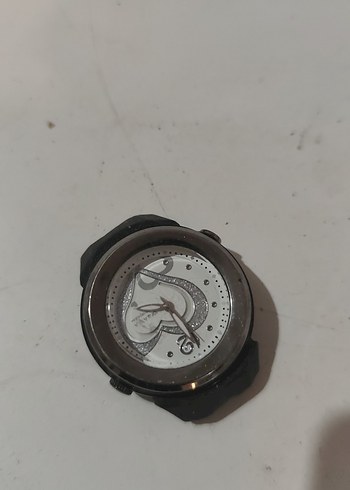 Kemerli Siyah Gotik Kadın Saati parca - Görsel 3