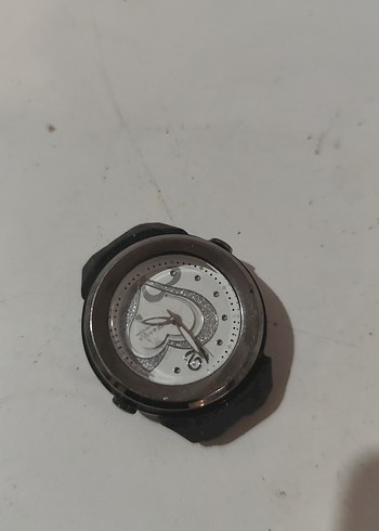 Kemerli Siyah Gotik Kadın Saati parca - Görsel 2