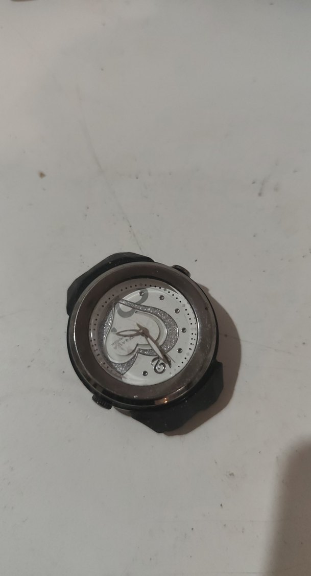 Kemerli Siyah Gotik Kadın Saati parca - Görsel 2