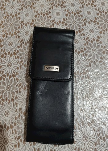 Diğer Nokia Siyah Deri Telefon Kilifi