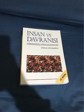 İnsan ve Davranışı kitabı