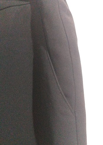 Diğer Siyah Kadın Midi Kumaş Pantolon