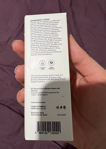 The Ceel Biberiye Yağı Saç Bakım Yağı 50 ml - Görsel 3