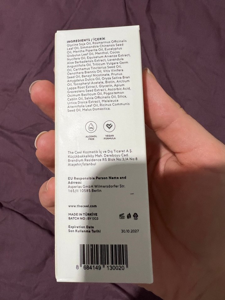 The Ceel Biberiye Yağı Saç Bakım Yağı 50 ml - Görsel 3