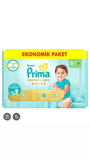 6 Beden: 16+ kg Beden Renk Bebek bezi