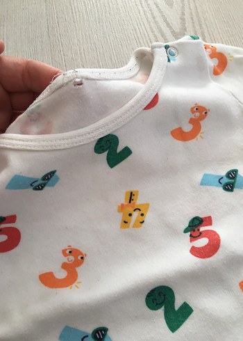 Çok Renkli Erkek Bebek Body - Görsel 5