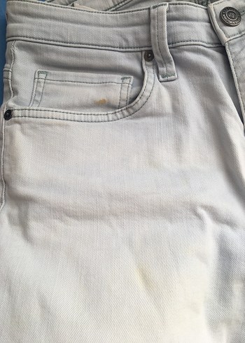 Erkek Bej Denim Pantolon Regular Fit - Görsel 4