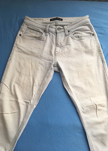 Erkek Bej Denim Pantolon Regular Fit - Görsel 2