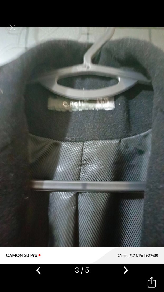 Siyah Uzun Kaban - Görsel 3