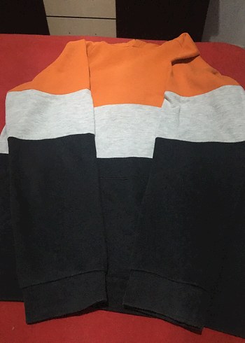 Erkek Çocuk Kapüşonlu Renk Bloklu Sweatshirt - Görsel 7