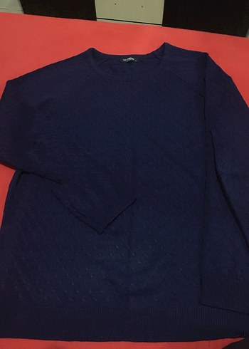 Lacivert kadın kazak LCW - Görsel 4