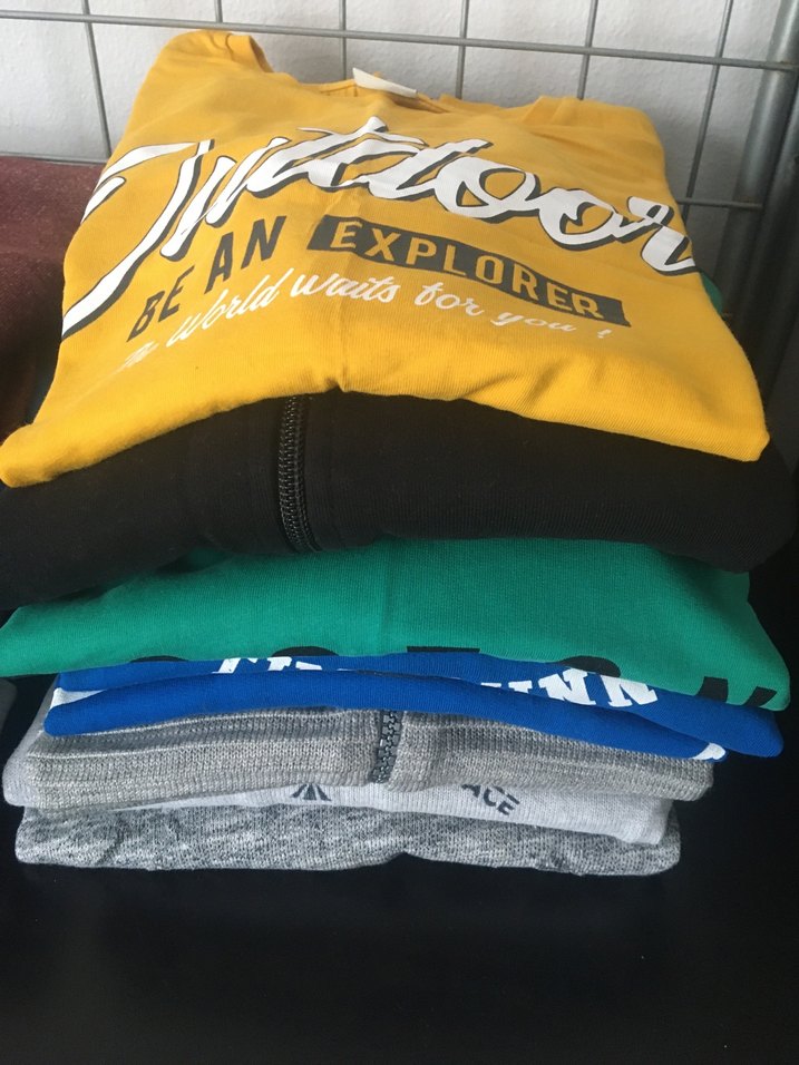 Erkek Çocuk Mavi Baskılı Uzun Kollu Tişört - Görsel 2