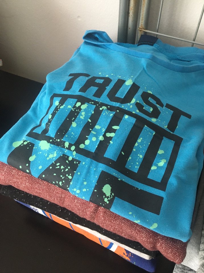 Turuncu Gri Baskılı Erkek Sweatshirt - Görsel 4