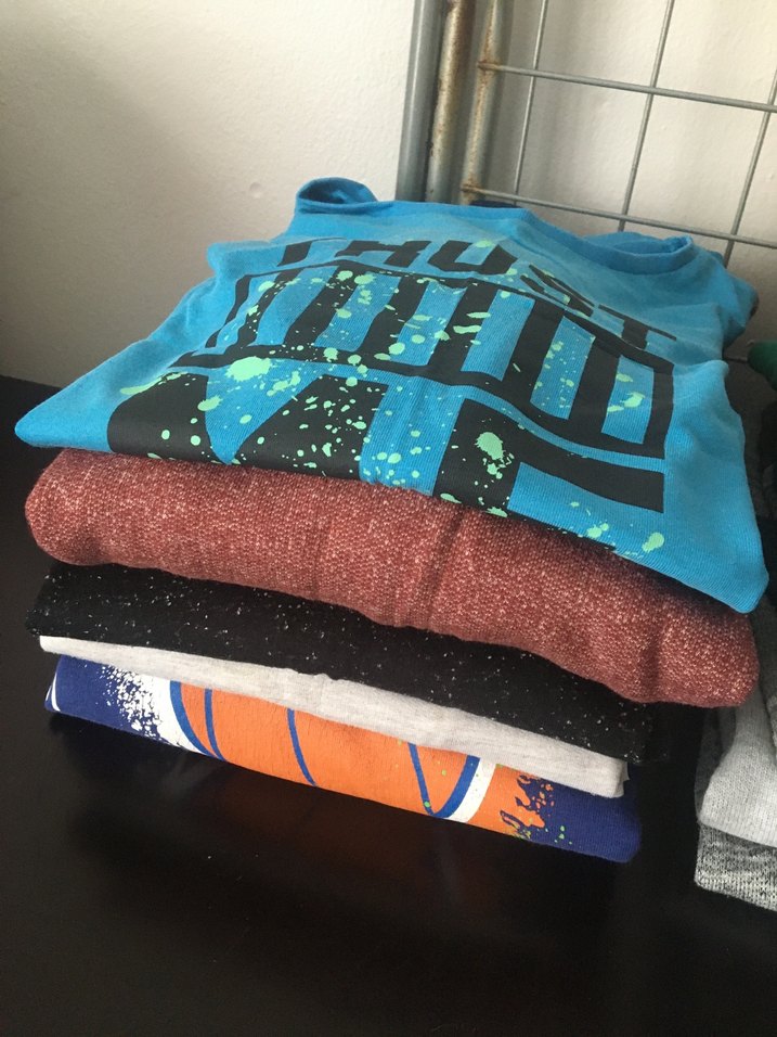 Turuncu Gri Baskılı Erkek Sweatshirt - Görsel 3