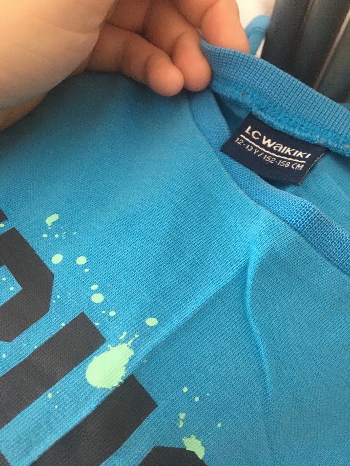 Turuncu Gri Baskılı Erkek Sweatshirt - Görsel 5