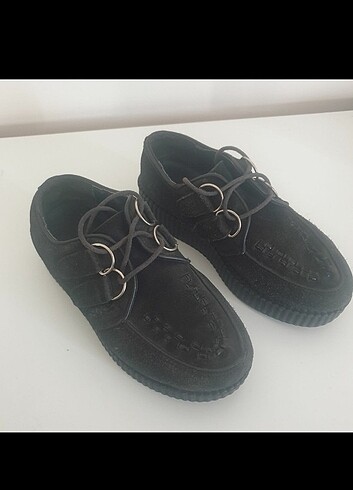 Killstar Siyah Süet Creepers