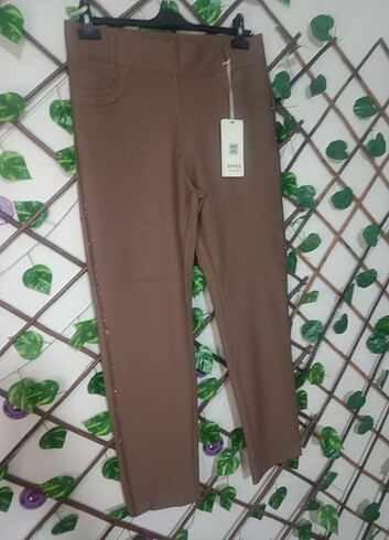 50 Beden camel Renk Punto Pantolon 