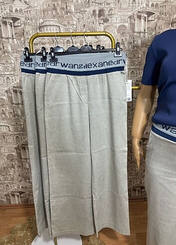 50 Beden turkuaz Renk Palazzo model Pantolon