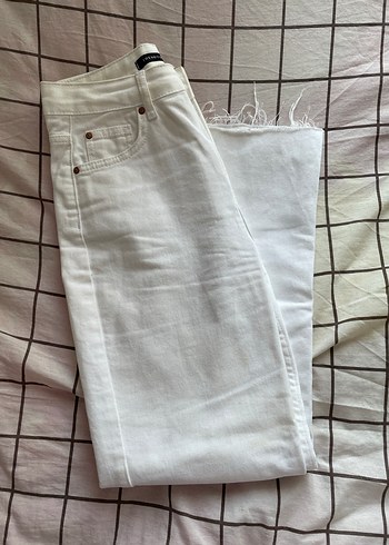 Beyaz jean - Görsel 4