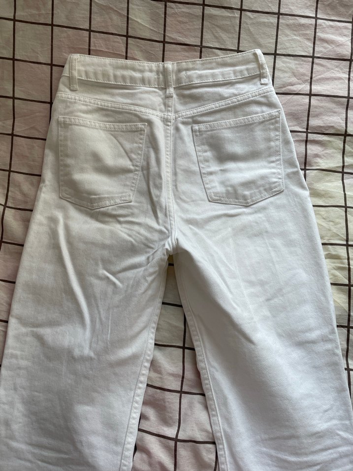 Beyaz jean - Görsel 3