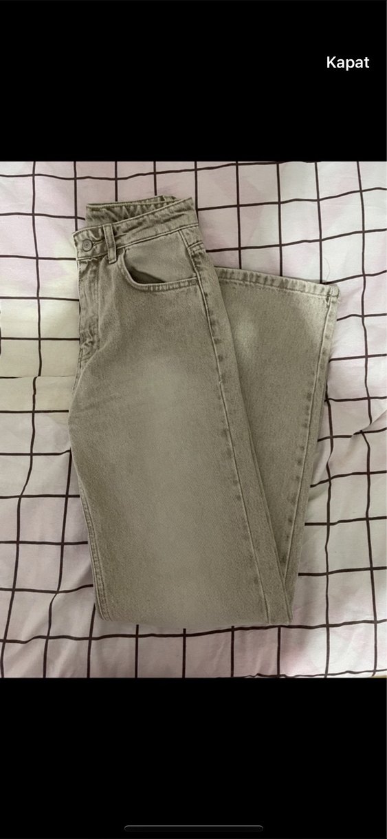 Trendyolmilla vintage wide leg jean - Görsel 3