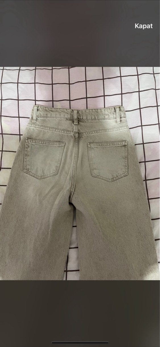 Trendyolmilla vintage wide leg jean - Görsel 5