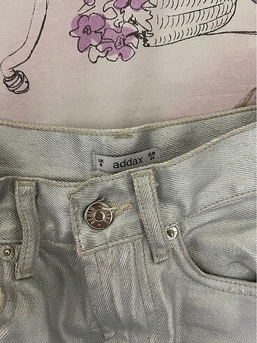 xs Beden Gri parlak pantolon