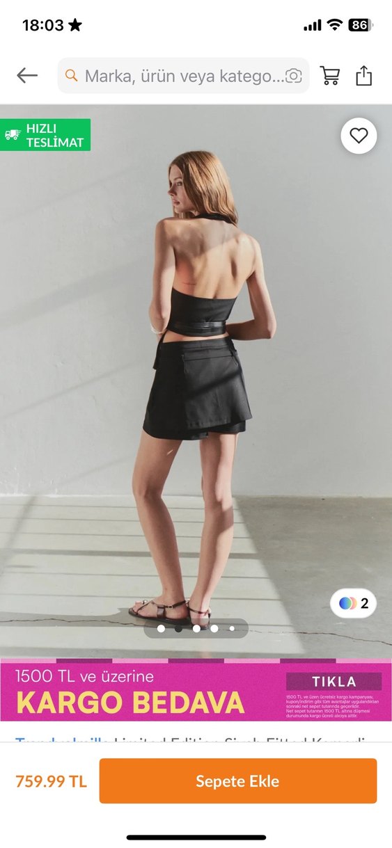 Kemerli bluz - Görsel 2