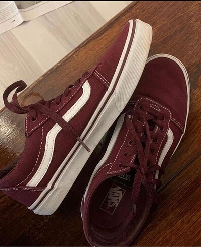 Orjinal Bordo Vans 