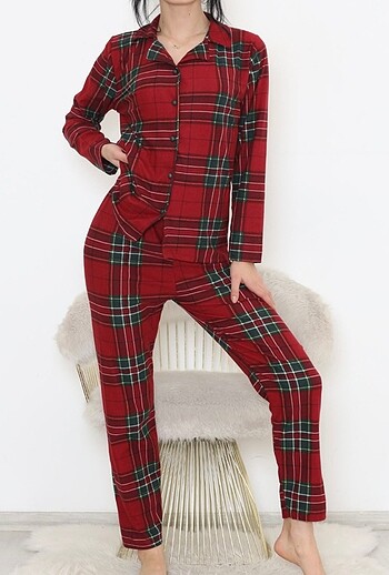 Süet pijama takımı