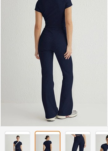 Gri Kısa Kollu, Kemerli Spor Üst takım - Görsel 6