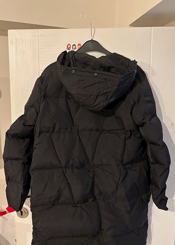 Siyah Midi Kadın Günlük Mont - Görsel 3